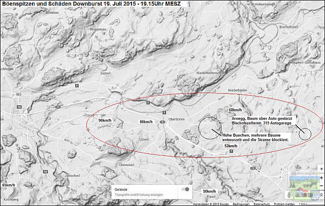 20150719 01 Downburst Oberbueren SG Karte